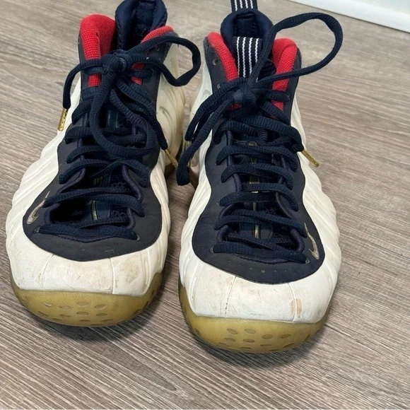 Nike Air Size 8.5 Foamposite One Olympic 575420-400 - Picture 4 of 10